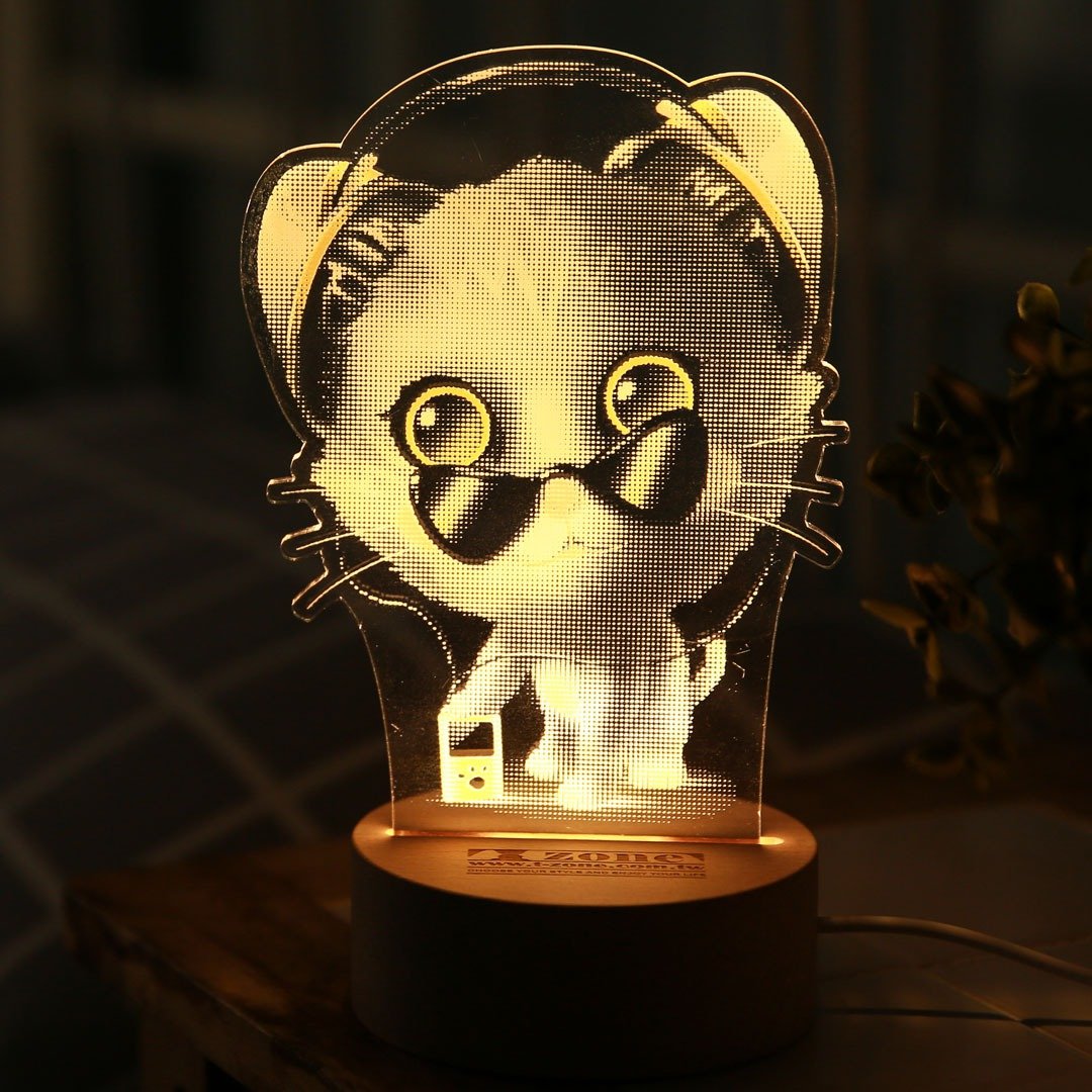 Music Cat / 音乐猫 / led灯 - 灯具/灯饰 - 压克力 