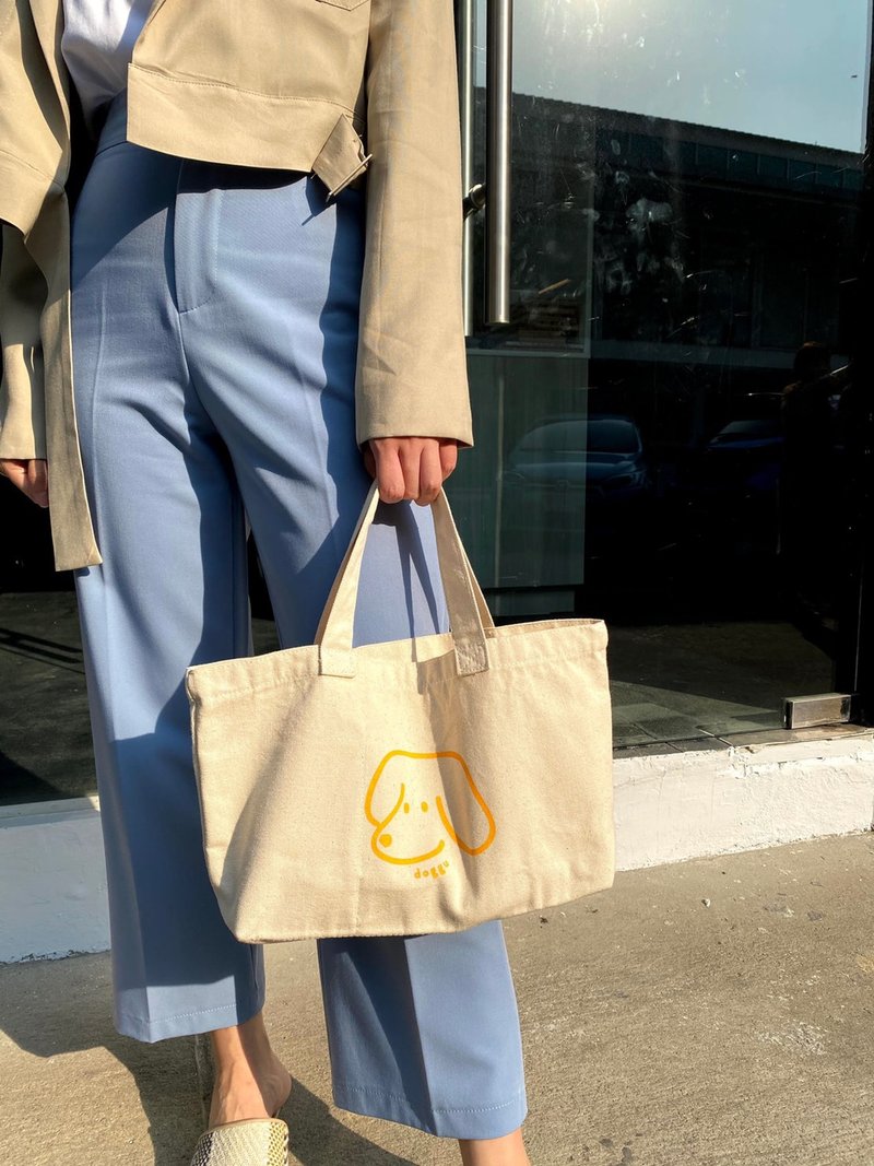Doggu Tote Bag - premium canvas - 手提包/手提袋 - 其他材质 