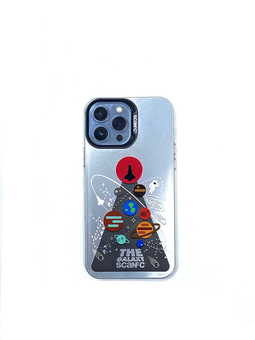 SCANFC 原创设计 银色电镀膜手机壳iPhone case (太空) - 手机配件 - 其他材质 