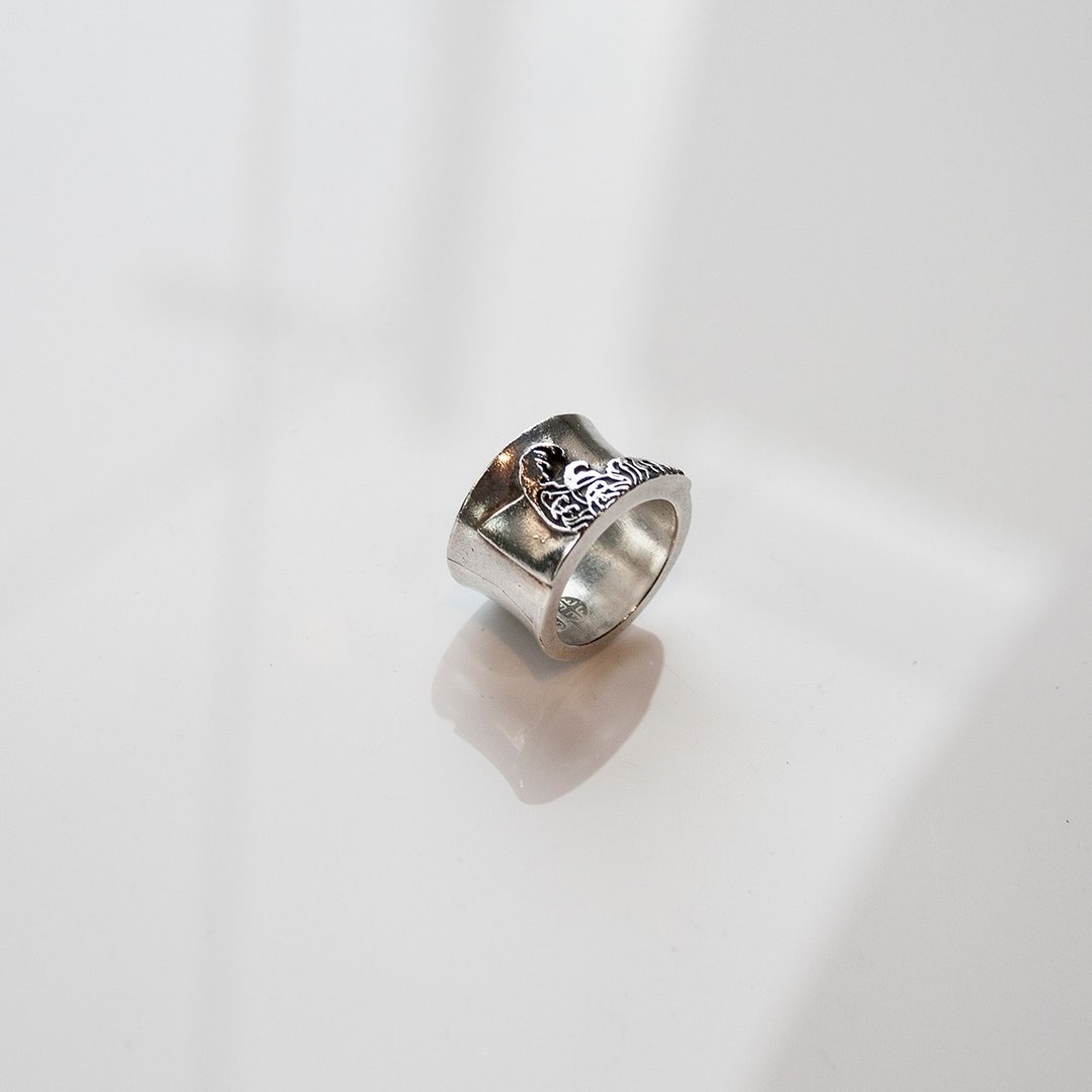 925银 原创Tide海浪设计款情侣戒指【Frankness Jewellery】 - 对戒 - 银 灰色