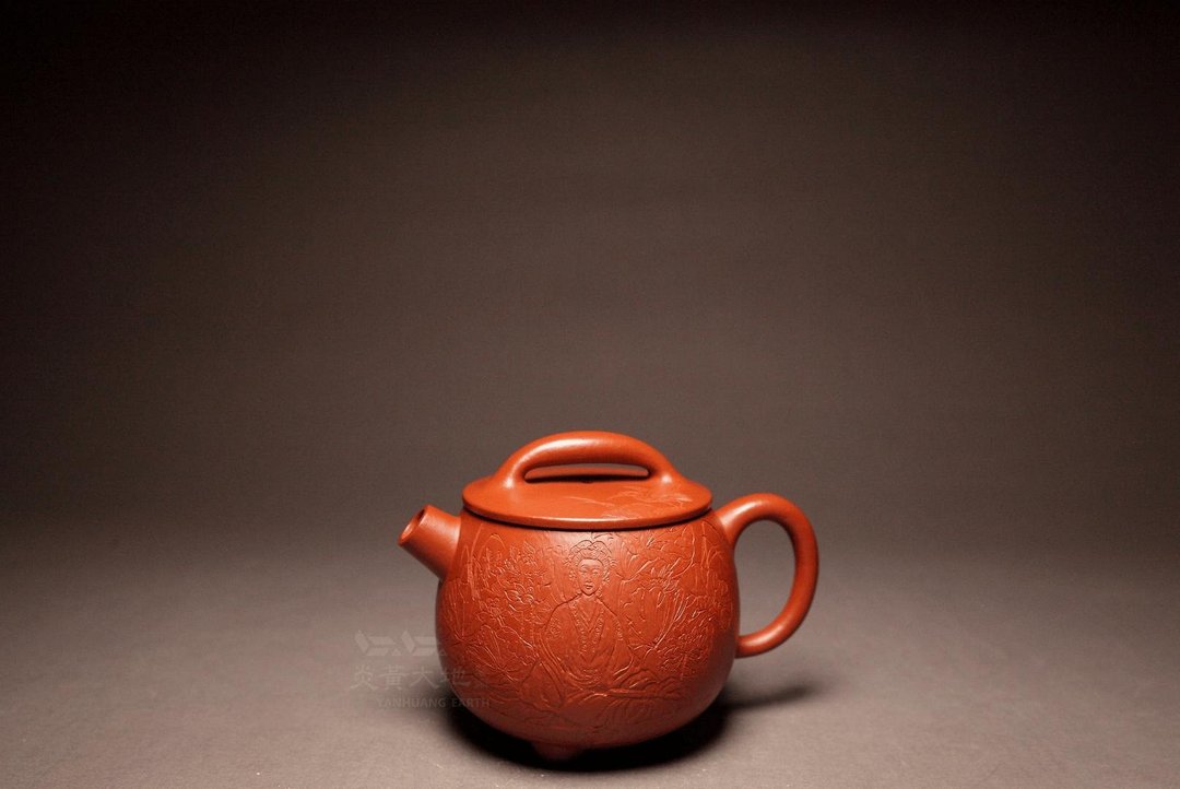【李清照】程刚&柯沁钰 两位名师联袂共创 黄龙山朱泥大红袍200cc - 茶具/茶杯 - 陶 红色