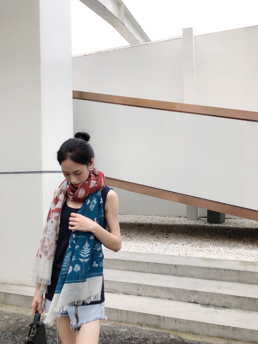 秋冬风衣百搭羊毛围巾披肩 .圣诞节生日情人节礼物 .文青风配件 - 女装西装外套/风衣 - 羊毛 