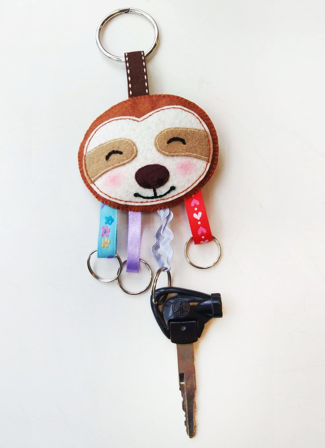 Key Holder 钥匙圈 - 树懒 - 钥匙链/钥匙包 - 其他人造纤维 咖啡色