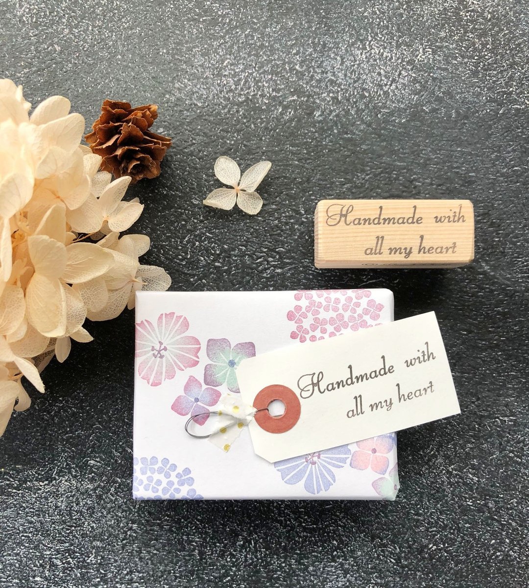Handmade Stamp 心を込めて作りました - 印章/印台 - 其他材质 