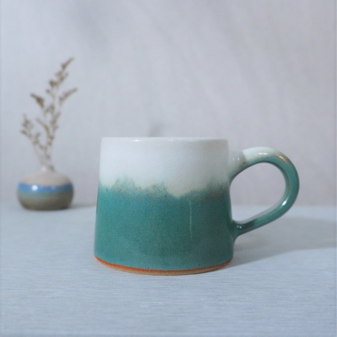 新桥小山形杯-约200ml,茶杯,马克杯,水杯,咖啡杯 - 咖啡杯/马克杯 - 陶 多色