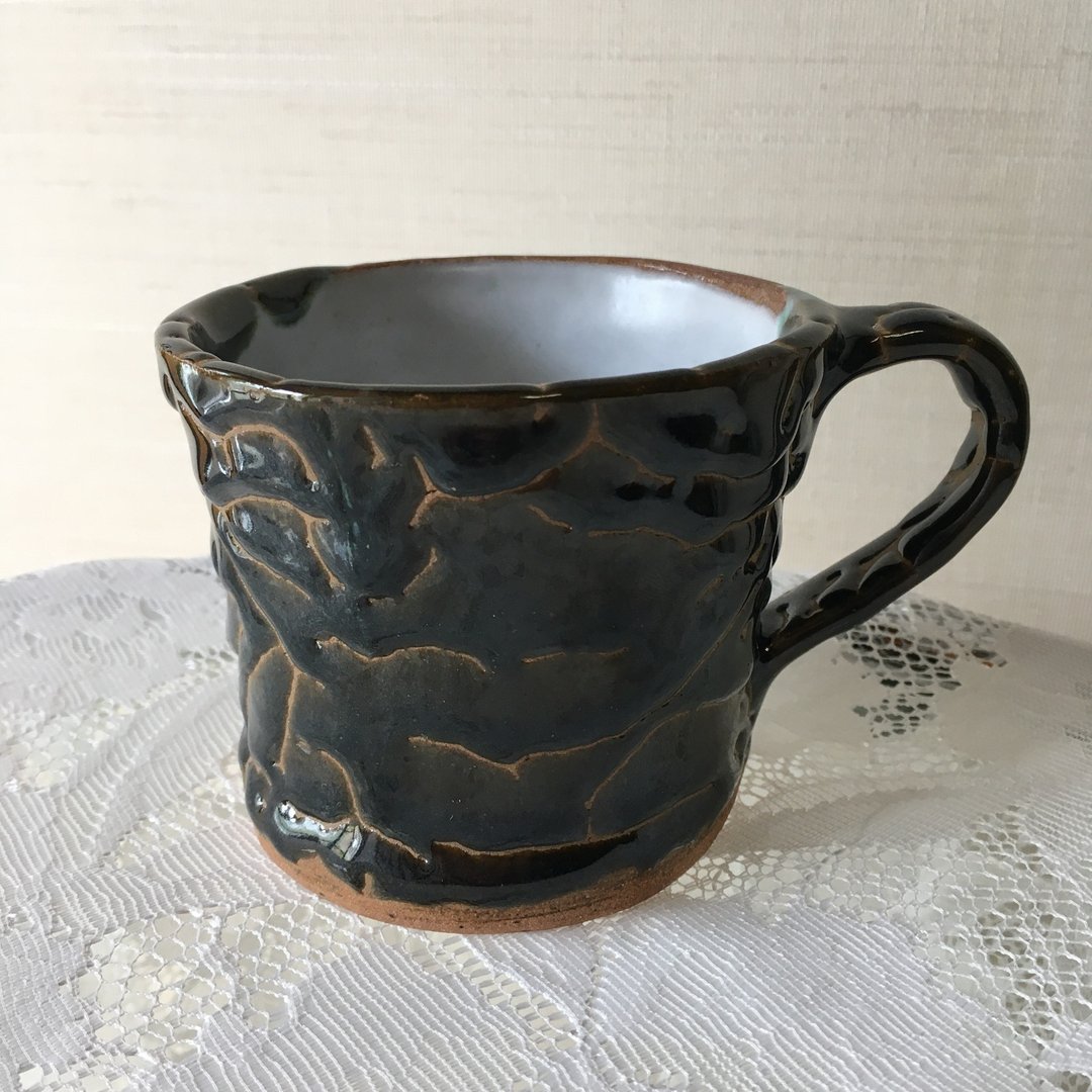 Magma special mug cup handcrafted pottery made in japan made by Japaneses artist - 咖啡杯/马克杯 - 陶 