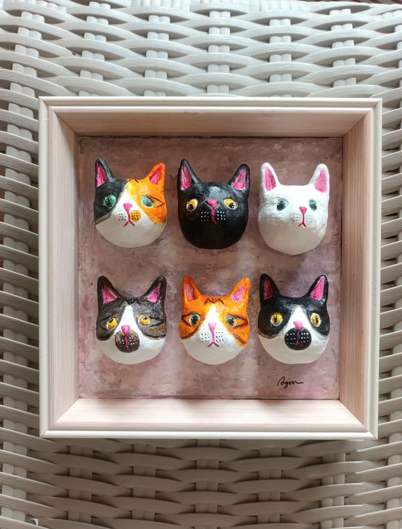 猫咪界的万花筒相框 - 画框/相框 - 粘土 