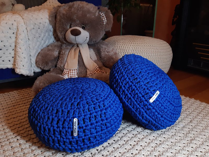 地垫或软脚凳。尺寸和颜色可供选择。 - 椅子/沙发 - 聚酯纤维 蓝色