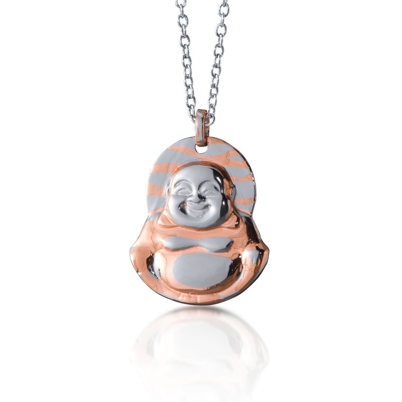 欢喜佛项链 生日礼/友谊/宗教/木目金/限量 - 项链 - 其他金属 多色