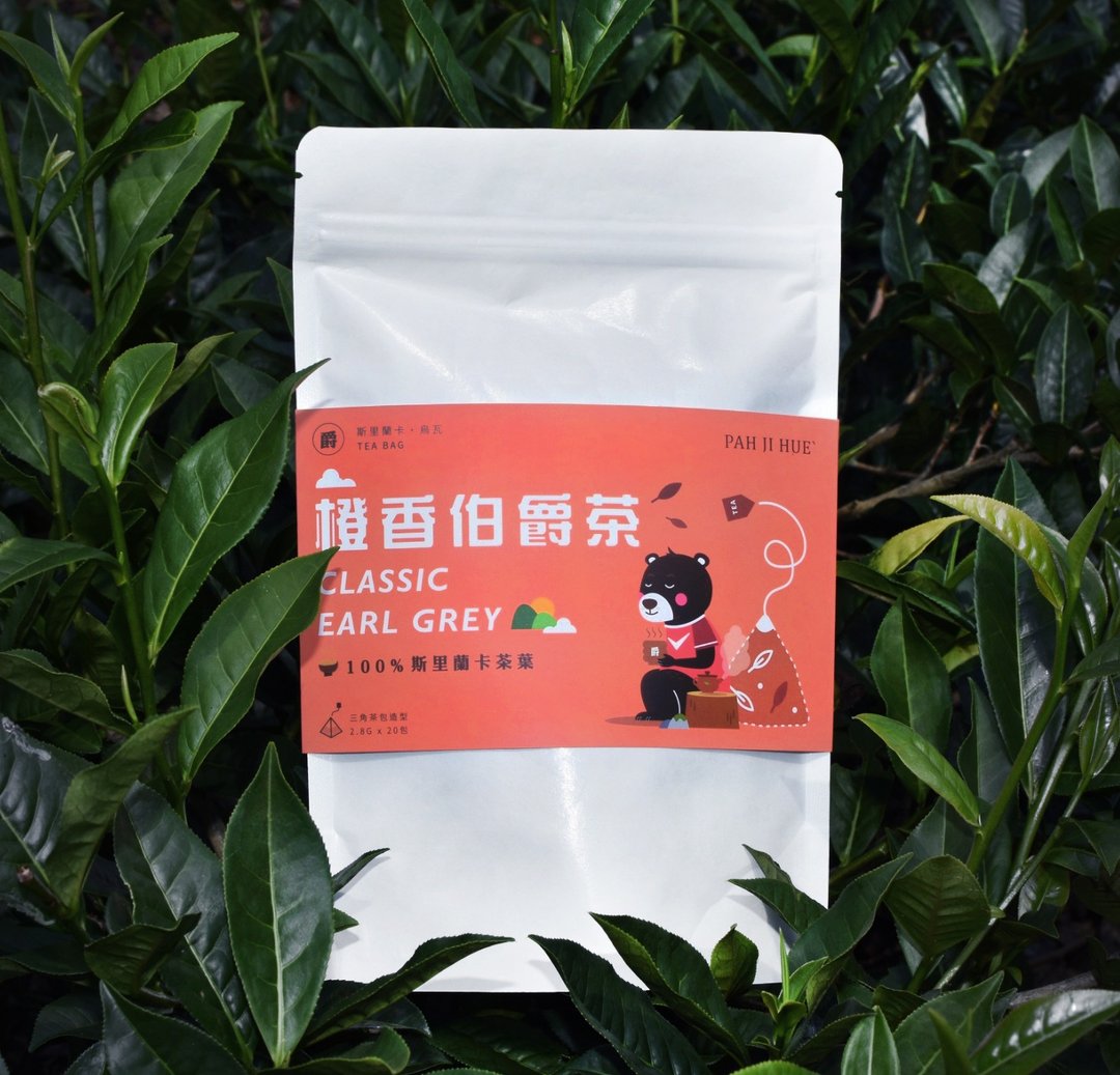 【百二岁】茶包生活分享包 - 黑熊茶时光 / 橙香伯爵茶 20入 - 茶 - 新鲜食材 红色