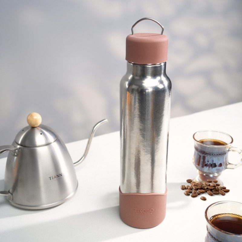 【赠配件】经典袋鼠瓶2代 800ml 赠茶隔&粗吸管&吸管套&吸管瓶刷 - 保温瓶/保温杯 - 其他金属 多色