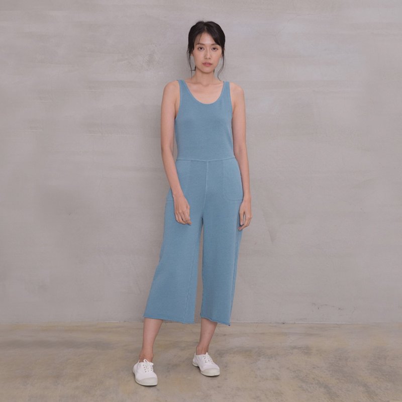 闲适自在针织连身裤 Summer Lounge Jumpsuit - 女装上衣 - 棉．麻 多色