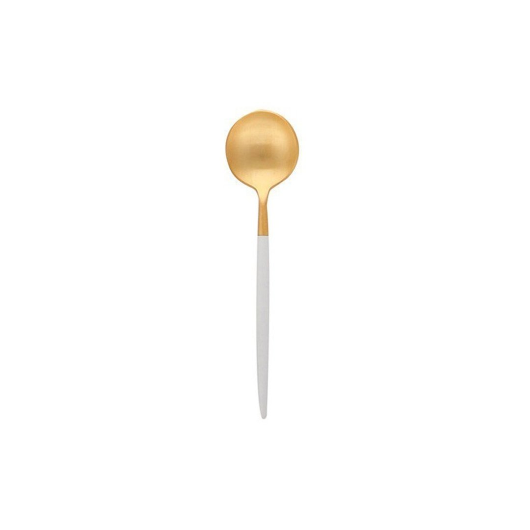 葡萄牙 Cutipol  GOA 白金 12.5CM 咖啡匙 - 餐刀/叉/匙组合 - 不锈钢 白色