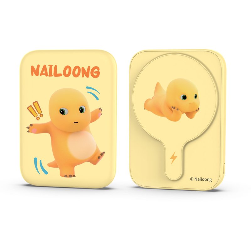 Cattale x Coolean-Nailoong奶龙2合1磁吸+PD3.0 5000mAh行动电源 - 手机充电及周边 - 其他材质 橘色