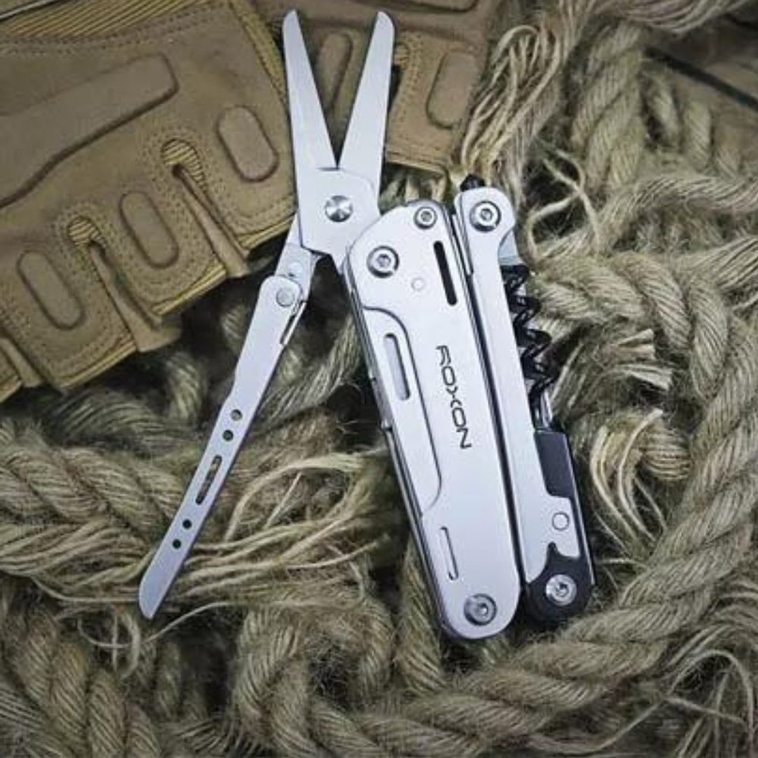 【16合1多功能钳子】实用户外工具EDC 露营登山 野外求生 破窗器 - 露营用品 - 不锈钢 