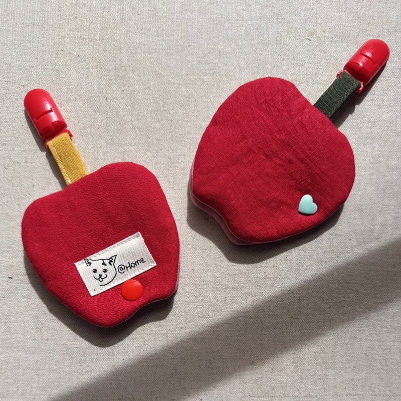 【苹苹安安】平安符袋 - 平安符/符袋 - 棉．麻 红色