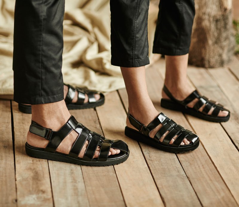 Rowan 男女皆宜凉鞋 - 男女凉鞋 - 其他材质 黑色