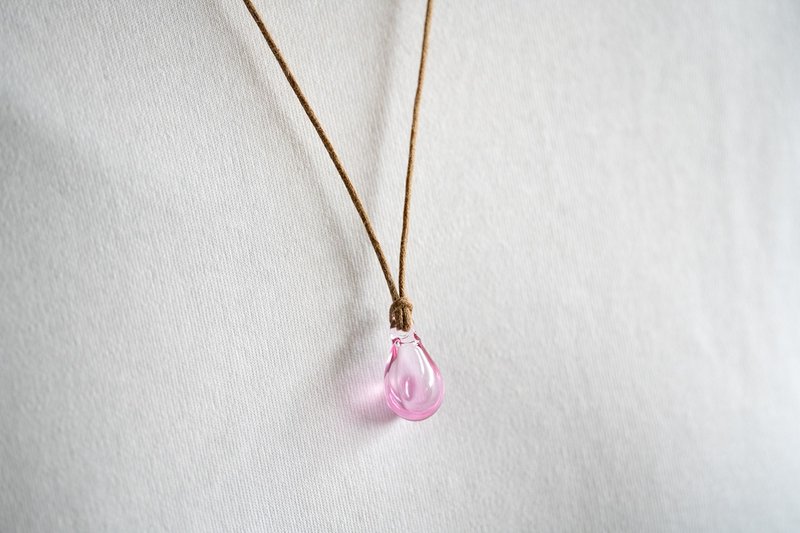 香氛坠饰 限量色 SAKURA - 项链 - 玻璃 粉红色
