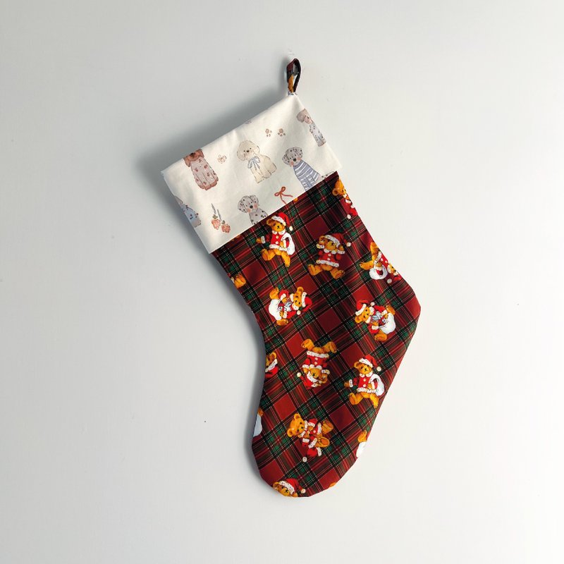 布艺手作圣诞袜 反级 家居饰品 - 摆饰 - 棉．麻 绿色