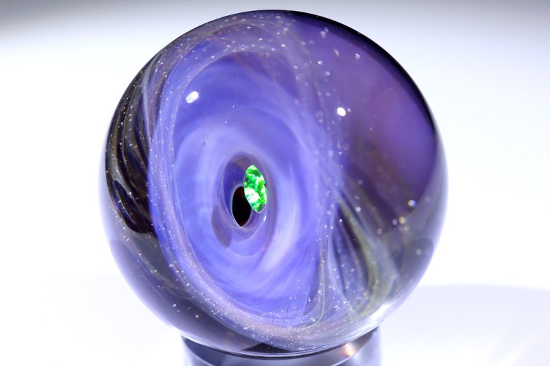 50mm 宇宙玻璃球摆设 no.M057 - 摆饰 - 玻璃 紫色