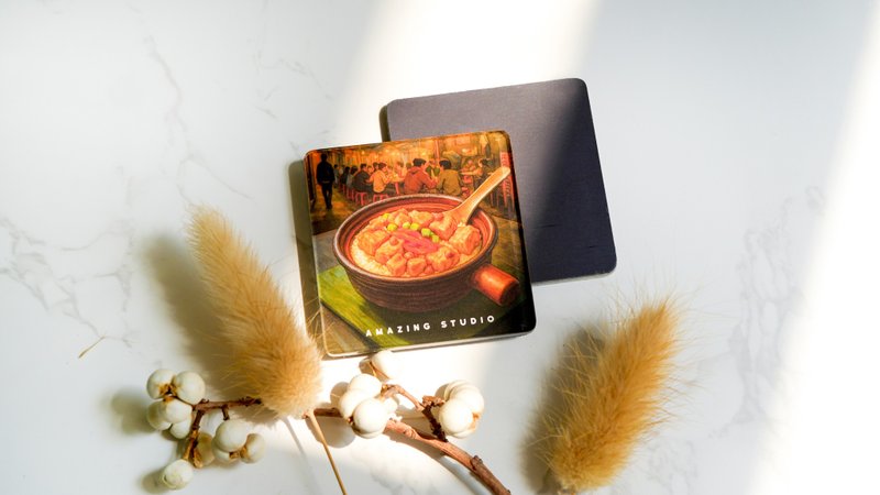 【煲仔饭】 亚加力磁石贴丨Amazing Studio - 冰箱贴/磁贴 - 塑料 多色