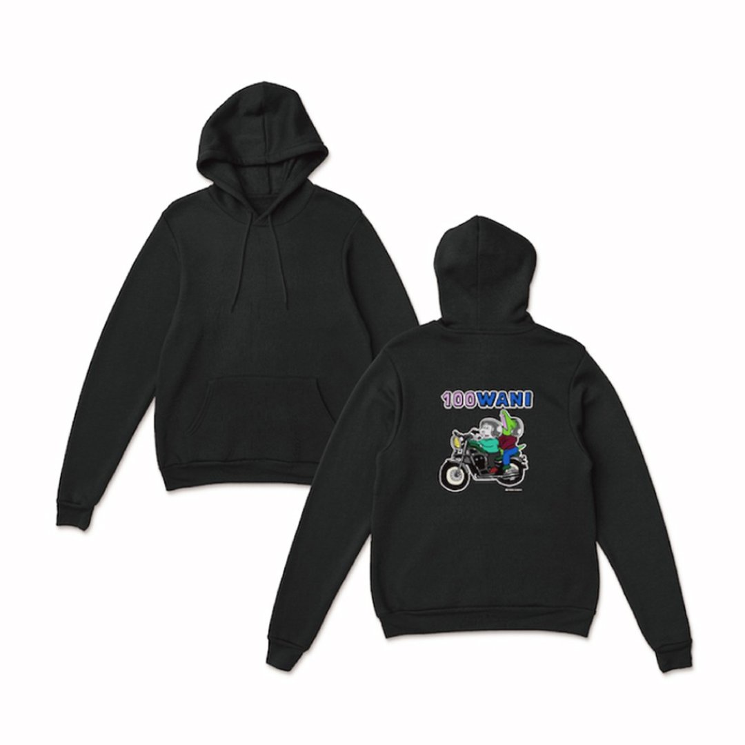 【100 WANI】一百天鳄鱼官方授权周边产品  连帽衫卫衣 - 中性连帽卫衣/T 恤 - 棉 多色