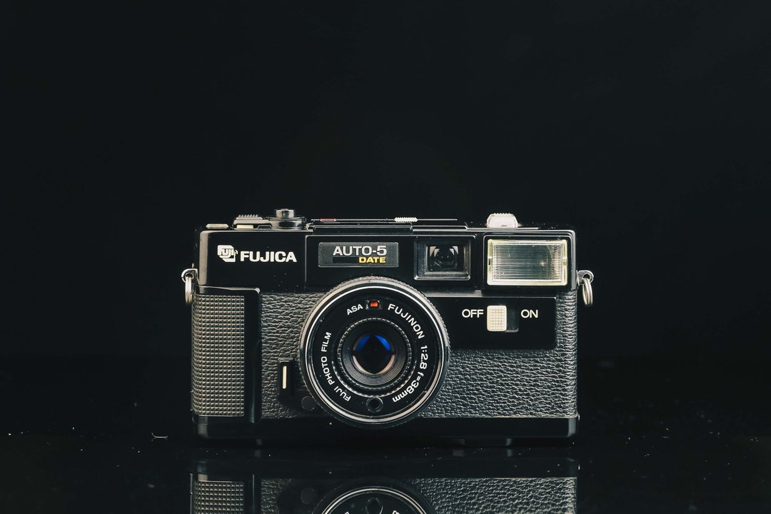 FUJICA AUTO-5 DATE #2175 #135底片相机 - 相机 - 其他金属 黑色