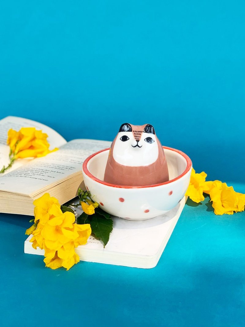 Bear Pot (Brown) l ceramics l May&Clay Ceramics Studio - 植栽/盆栽 - 陶 咖啡色