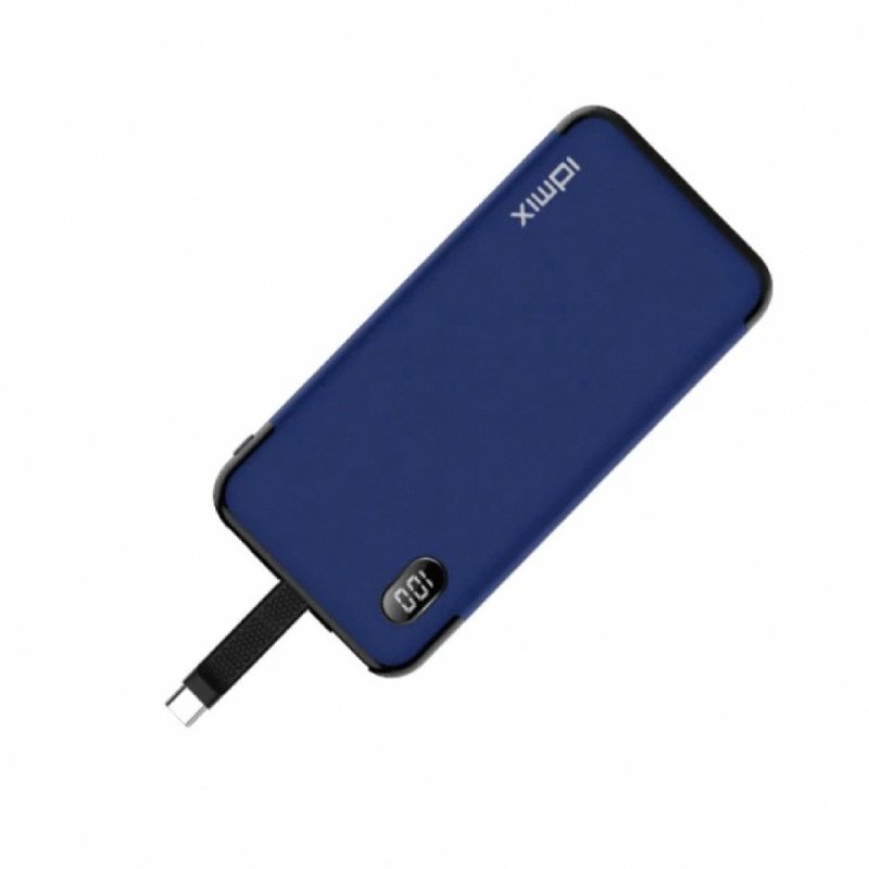 idmix 自带线(Type C) P10C 行动电源-有标示wh - 充电宝/传输线 - 铝合金 蓝色