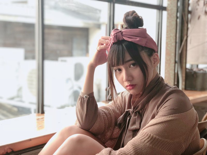 那一朵蔷薇 干燥玫瑰 大蝴蝶扭结发带 ggoomstudio - 发带/发箍 - 棉．麻 粉红色