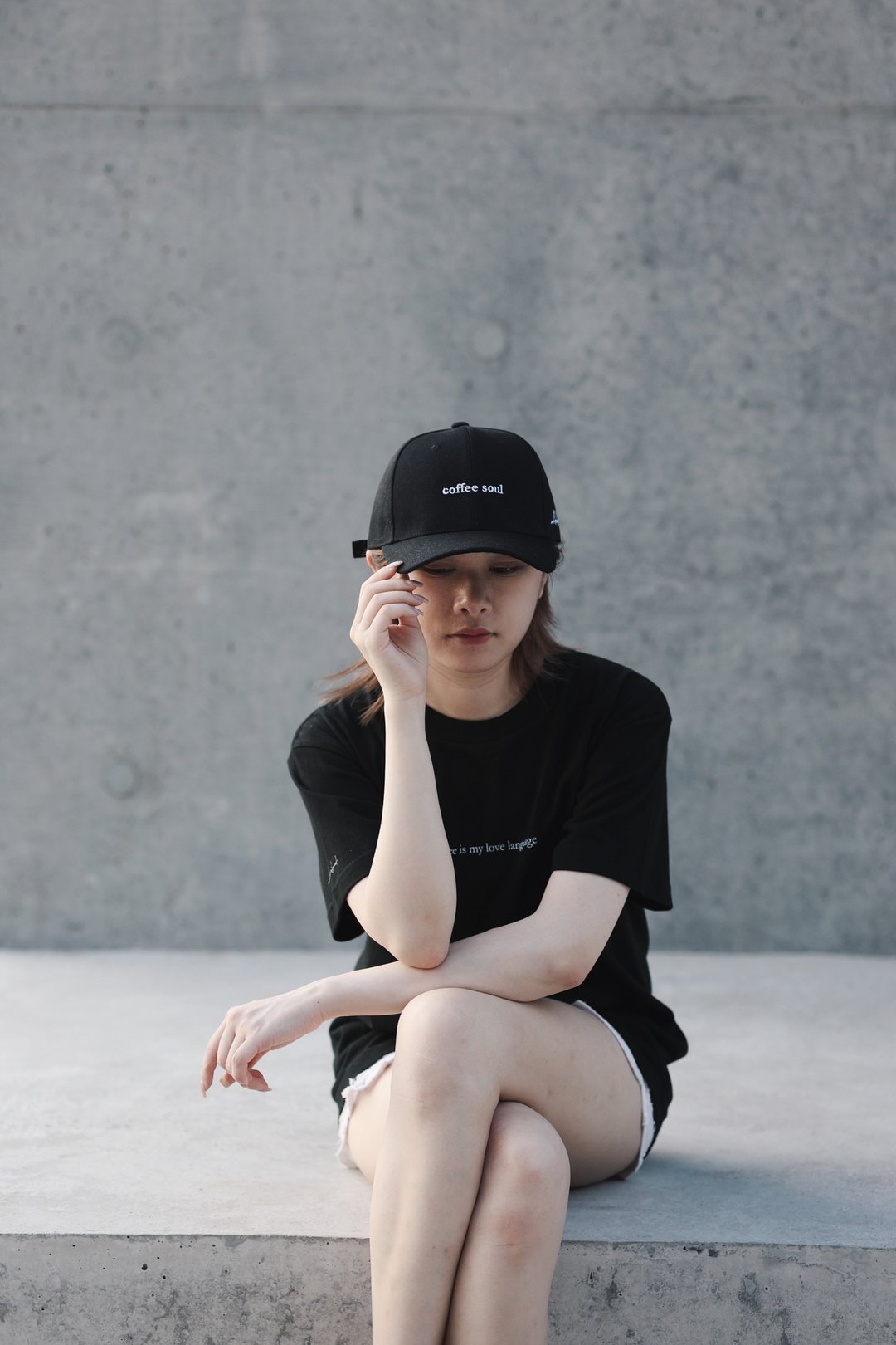 coffee soul hard cap (black special edition) - 帽子 - 棉 白色