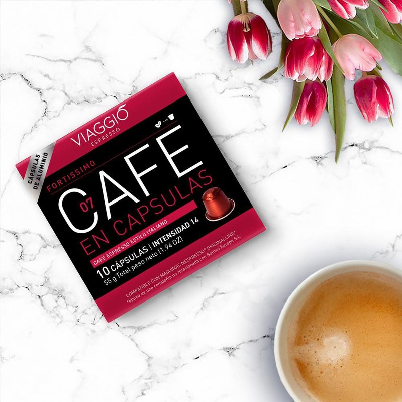 【Nespresso机适用】Viaggio Espresso NE07 深焙咖啡胶囊咖啡 - 咖啡 - 浓缩/萃取物 红色
