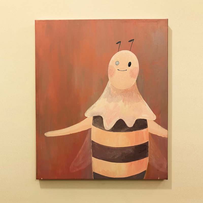 小蜜蜂肖像画 - 海报/装饰画/版画 - 压克力 多色