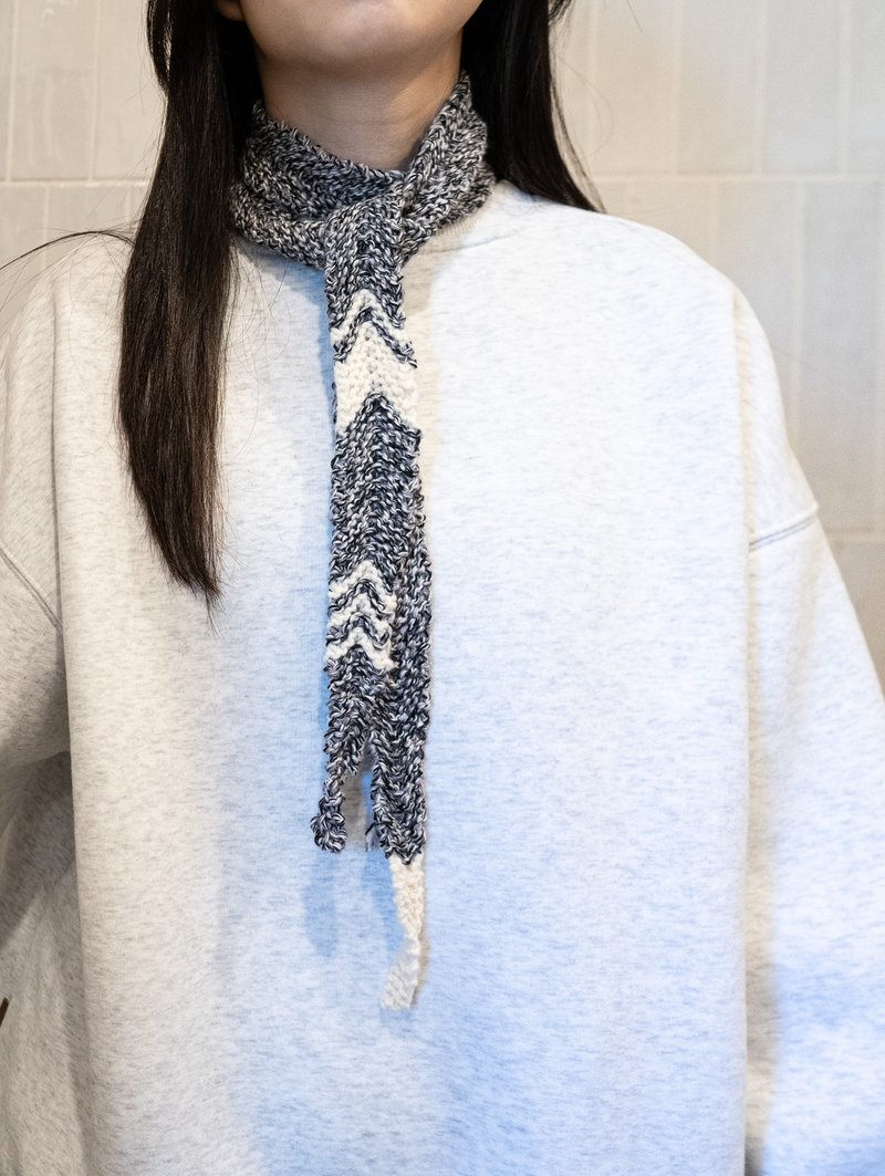 手作 - 编织围巾 - 脖围 - 棒针款 - 配色款 - 围巾/披肩 - 羊毛 