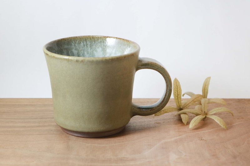 抹绿水蓝马克杯(小) - 咖啡杯/马克杯 - 陶 