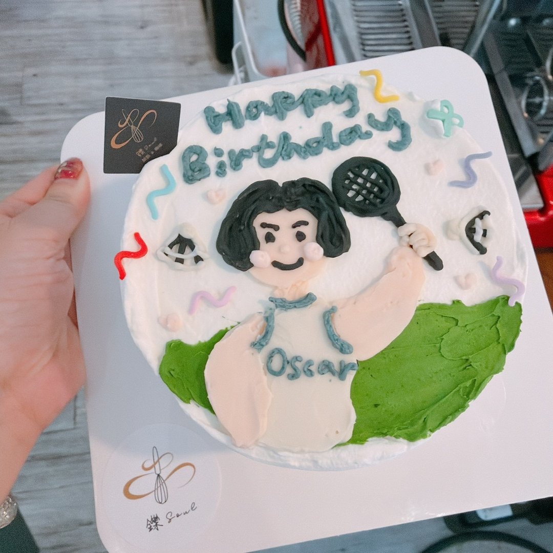 羽球达人定制化蛋糕  生日 庆生 节日 主题蛋糕 定制化  绘图蛋糕 - 蛋糕/甜点 - 新鲜食材 