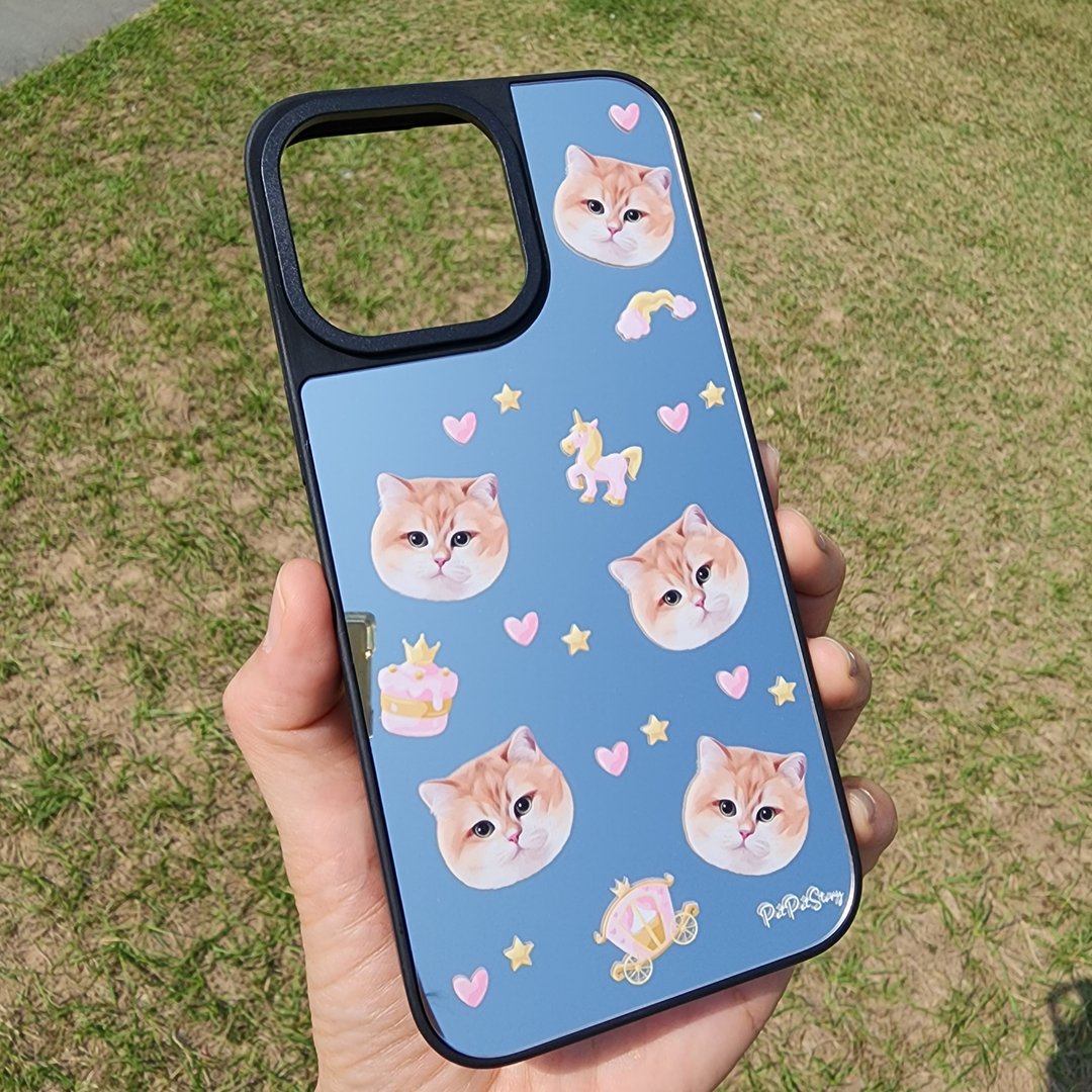 定制化宠物似颜绘Fairy Tales镜面手机壳 (MagSafe) iPhone电话壳 - 手机壳/手机套 - 压克力 