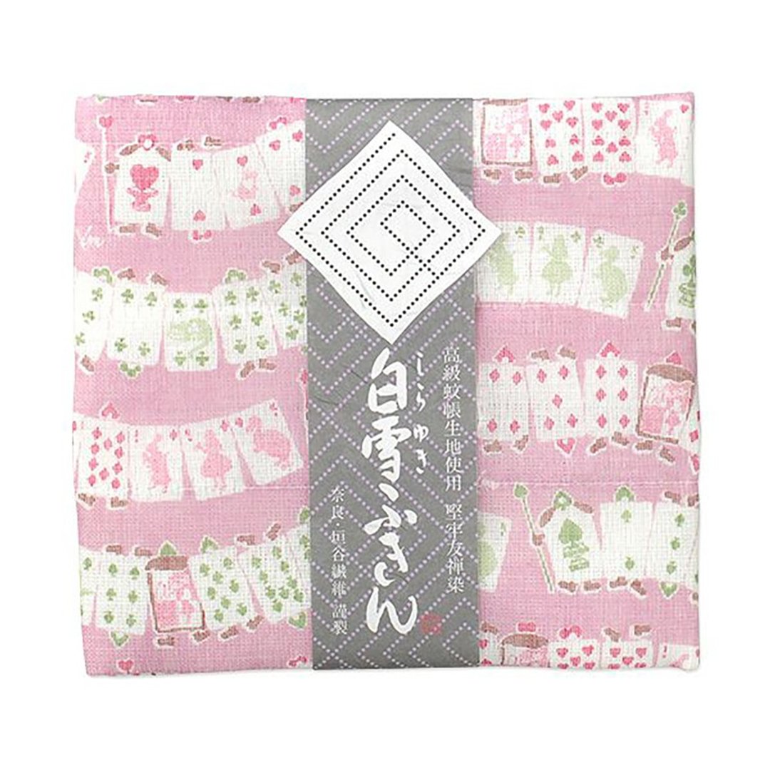 京友禅染万用巾 / 爱丽丝梦游仙境粉红色 - 餐垫/桌巾 - 棉 粉红色