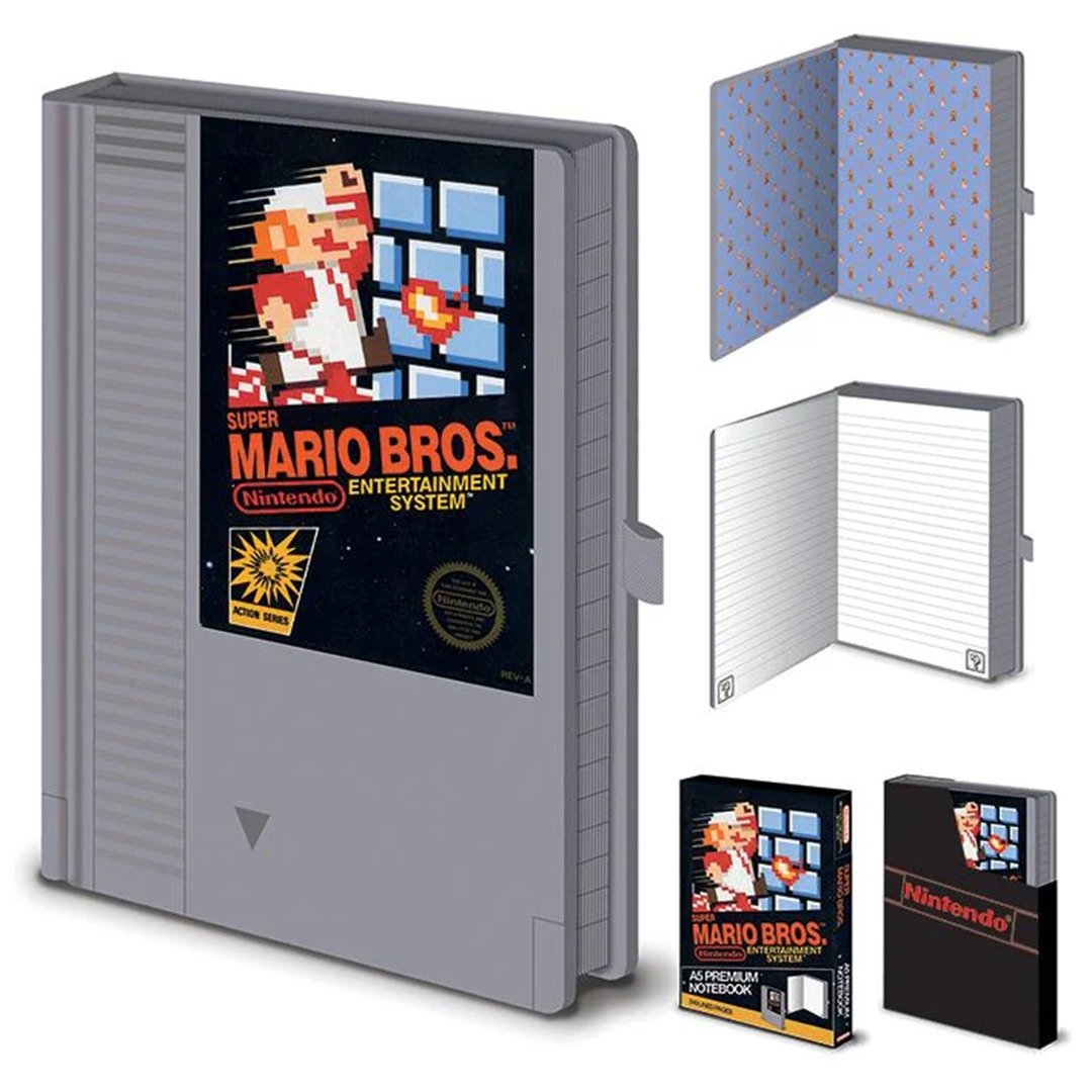 【任天堂】超级玛利欧NES主机造型笔记本/ Nintendo/Super Mario - 笔记本/手帐 - 纸 多色