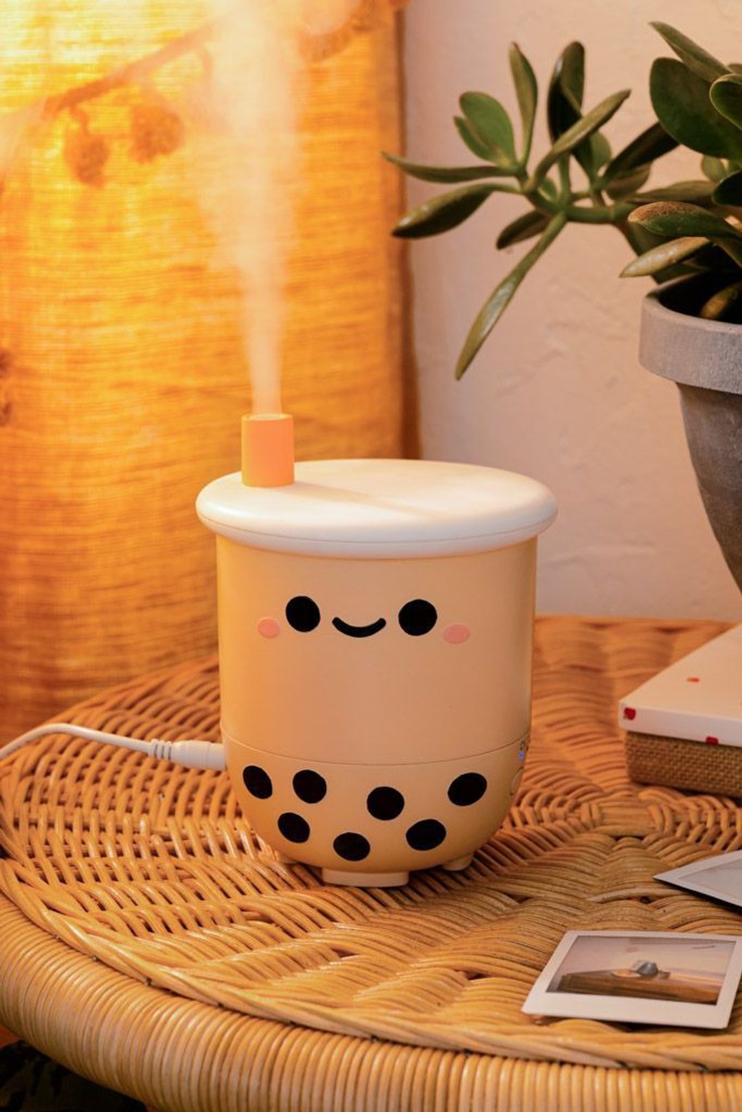 珍珠奶茶加湿器/精油香薰机 - 香薰/精油/线香 - 塑料 卡其色