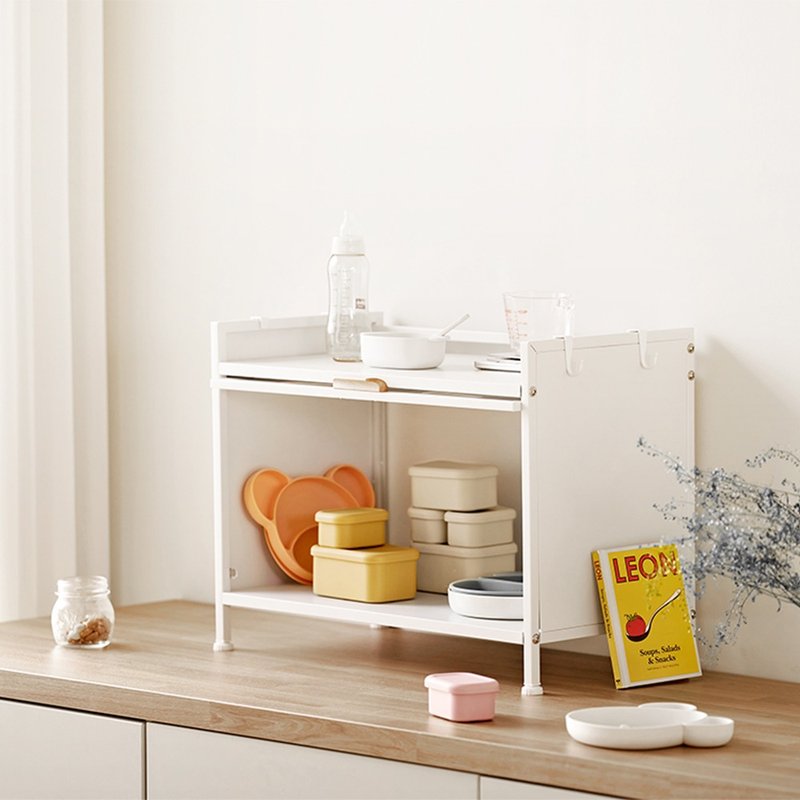 Ins风多功能厨具收纳柜 41cm 厨房收纳 层架 收纳柜 厨房必备 - 置物架/篮子 - 其他金属 