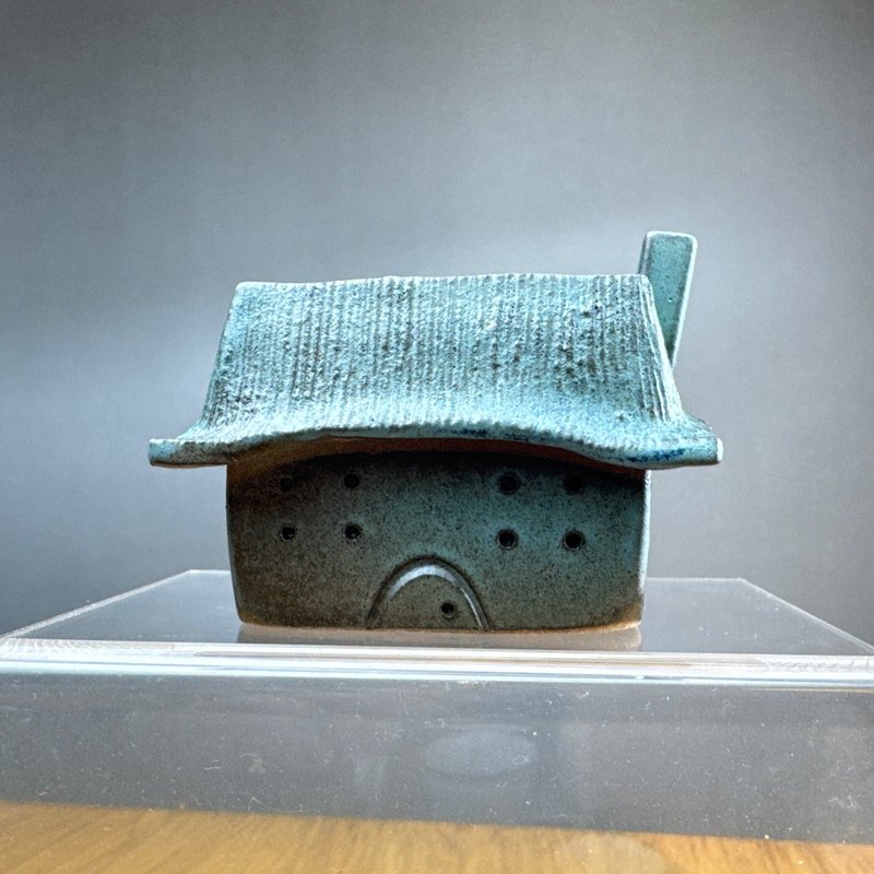 台湾良时美器【手作HandMade】香菇屋小品(壹) - 花瓶/陶器 - 陶 绿色