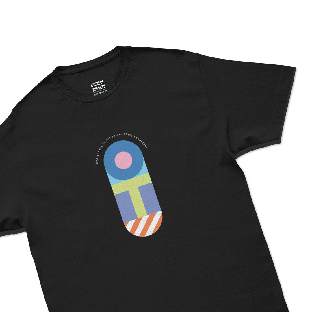 | HOA 原创T-SHIRT | A to Z 心灵毒鸡汤语录 系列 | STYLE T | - 中性连帽卫衣/T 恤 - 棉 多色