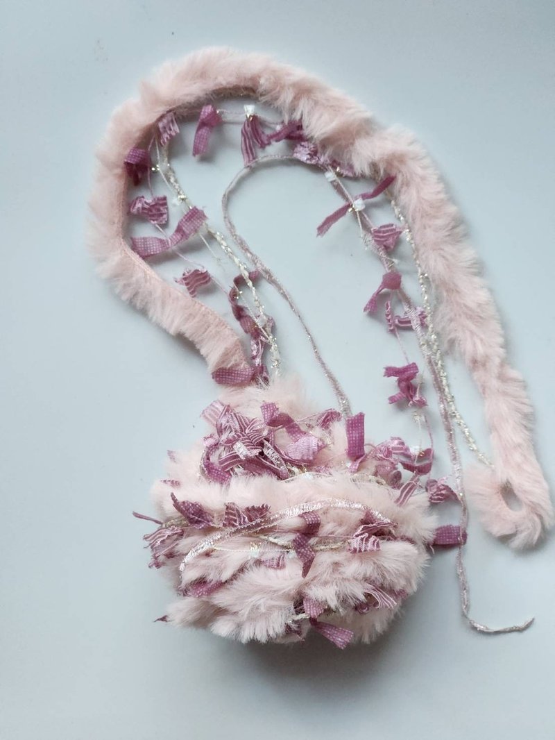 日本混合纱线　200厘米  ( 7.7g ) - 编织/刺绣/羊毛毡/裁缝 - 其他人造纤维 粉红色