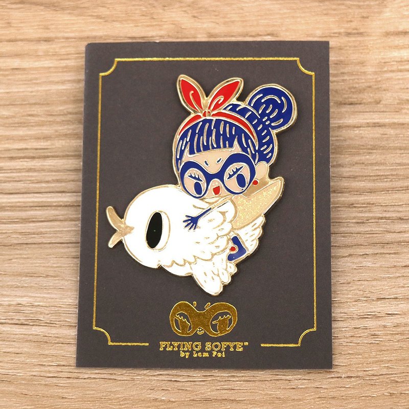 徽章/胸针/别针 - 女飞贼苏飞系列 飞翔苏飞款 - 徽章/别针 - 其他金属 金色