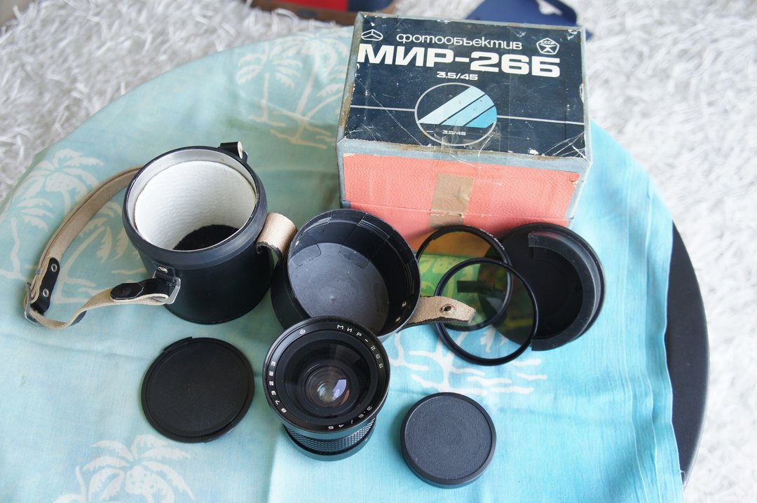 广角 MIR-26B 45mm f/3.5 镜头适用于 PENTACON-6、EXACTA-66 或 KIEV-6S、60 - 相机 - 其他材质 