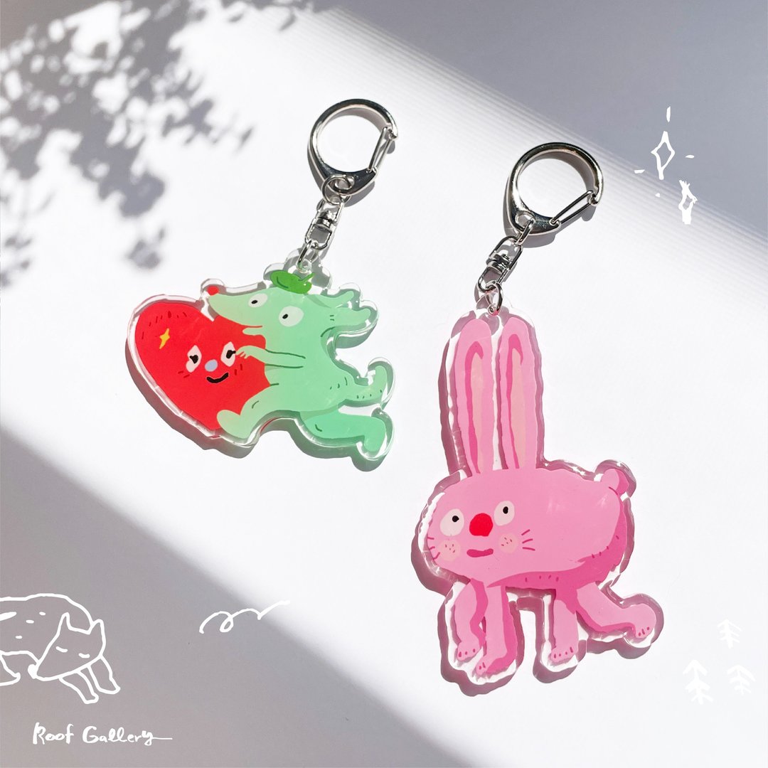 展览限定 | 压克力钥匙圈 - 钥匙链/钥匙包 - 压克力 多色