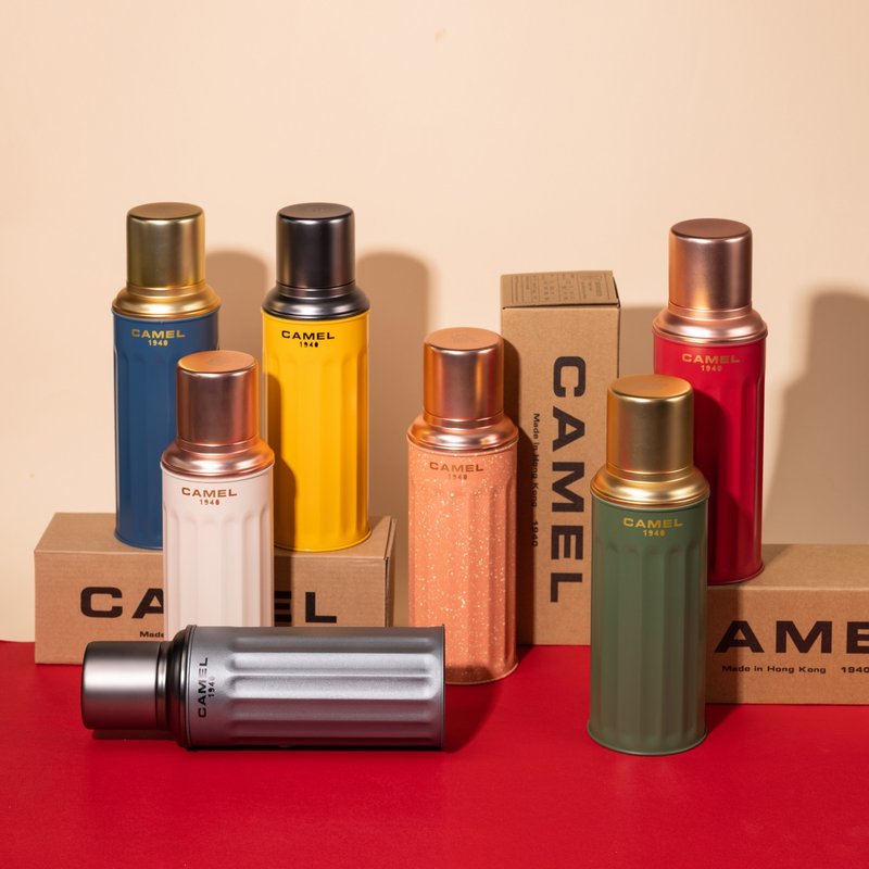 骆驼牌 450ml 玻璃胆真空保温瓶 着名 112 系列 8 色可选 - 保温瓶/保温杯 - 其他材质 多色