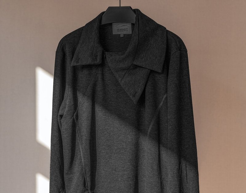 【异形】森系文艺复古 羊毛通勤T恤 - 男装上衣/T 恤 - 其他材质 灰色