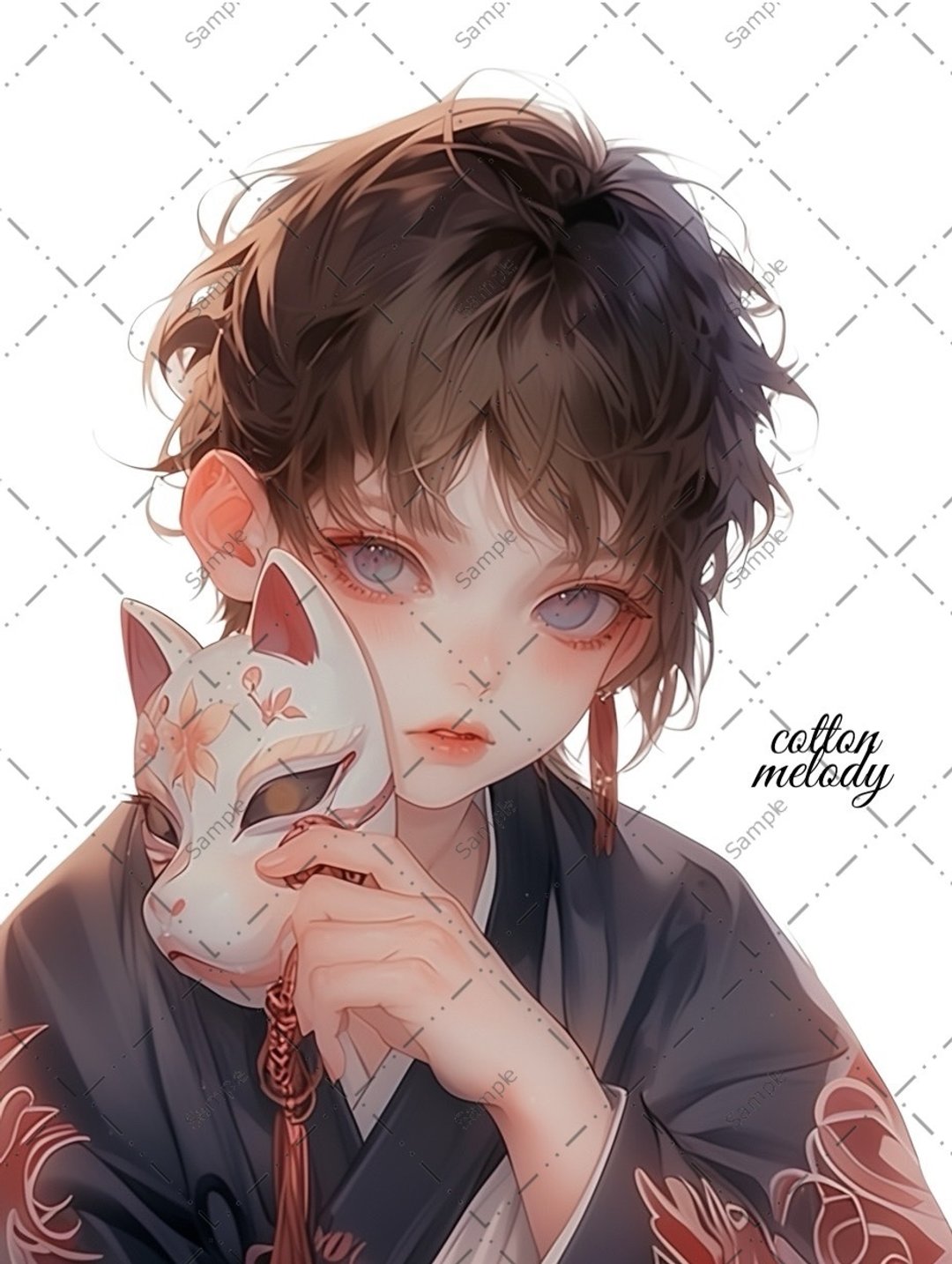 原创贴纸 no.1330 人物贴纸 原创贴纸 人物贴纸 女孩贴纸 原创人物贴纸 - 贴纸 - 纸 
